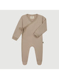 Footed Babygrow - Soft Sand