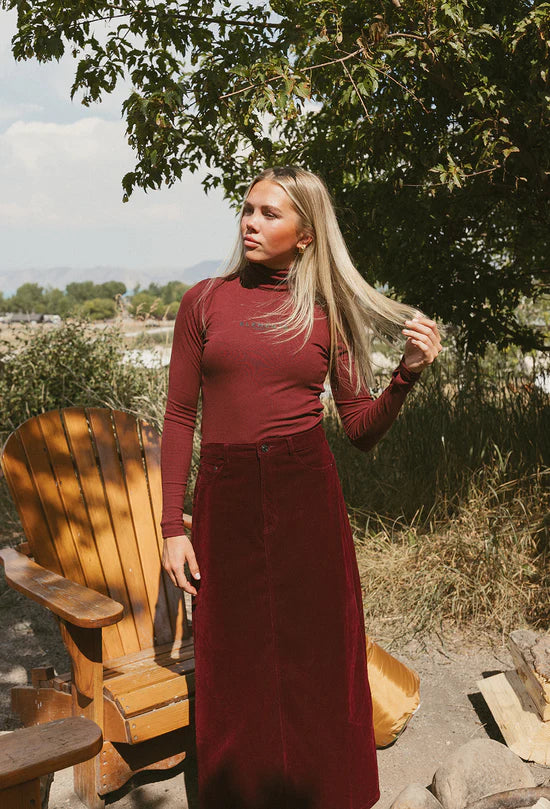 ELW200 Elements Maxi Skirt With Fly Front