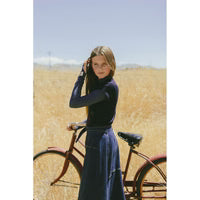 AT2513 Clubhouse Navy And White Striped Turtleneck