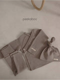 Kimono Peekaboo con top, pantalones y sombrero