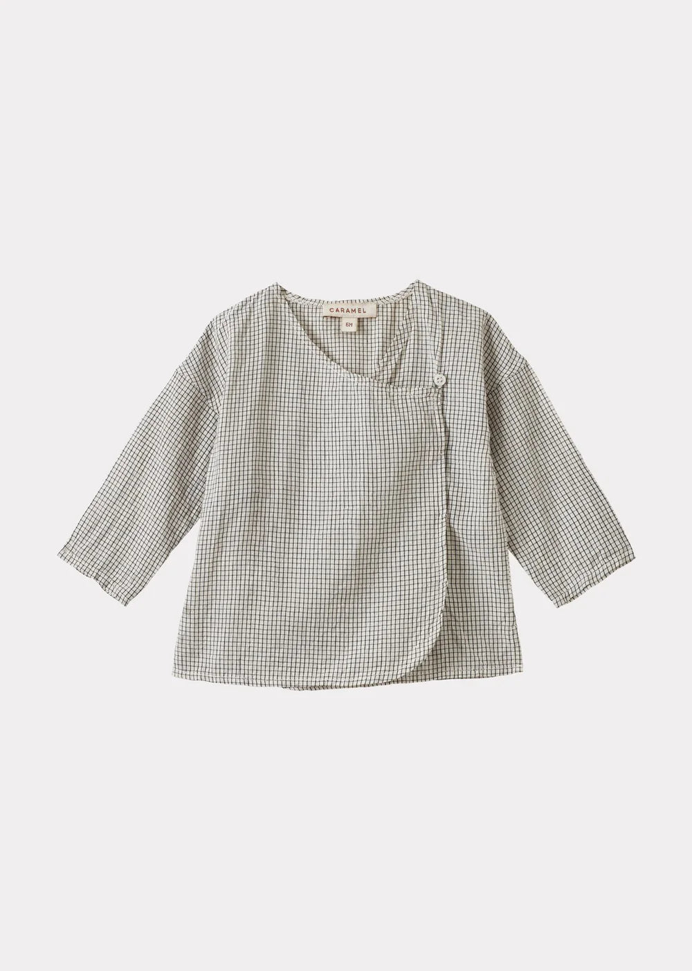 ACORUS BABY TOP AND TROUSERS SET - BLACK CHECK