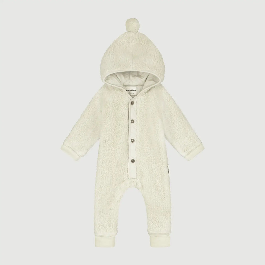 Sherpa Babysuit - Milk
