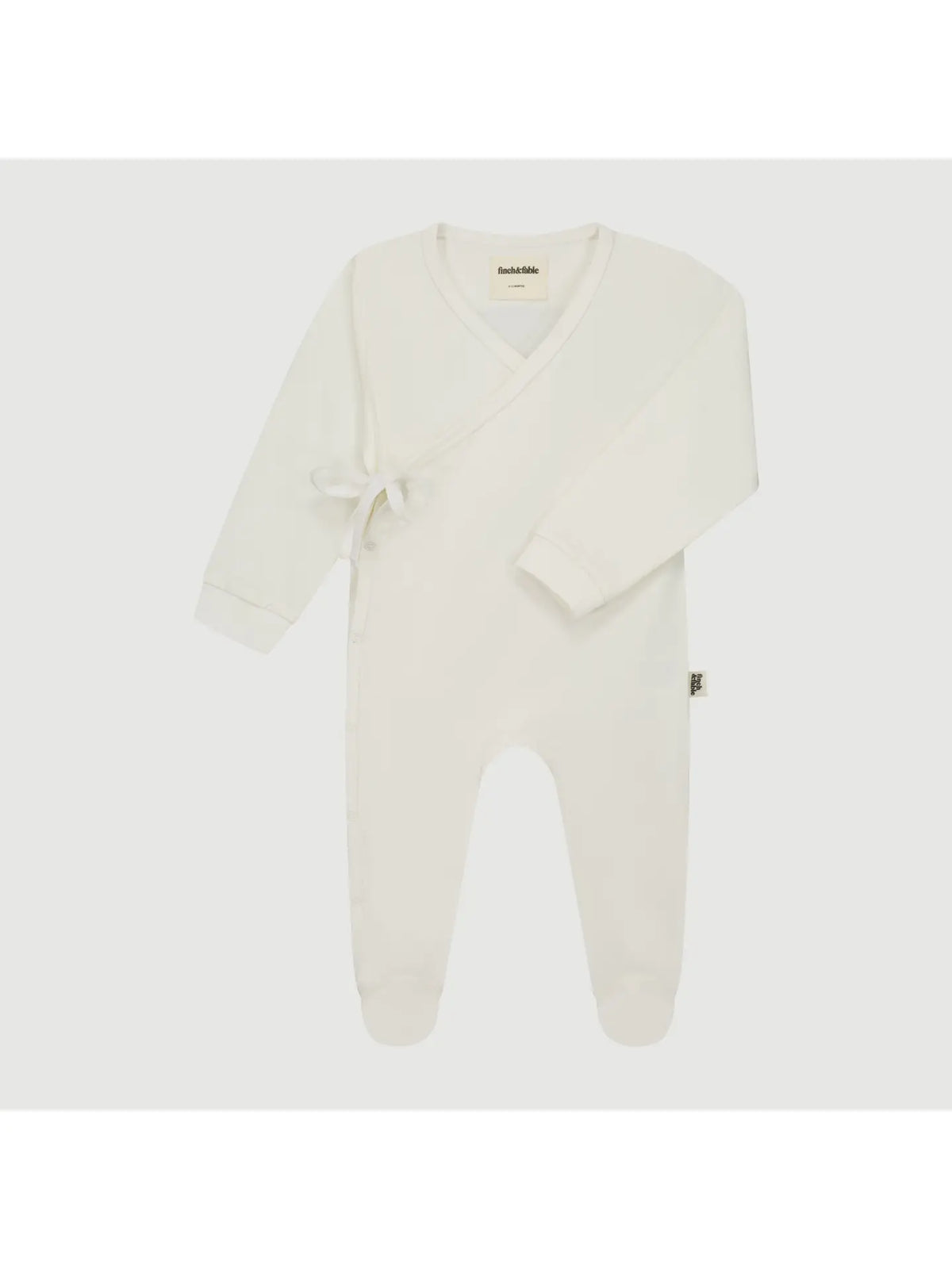 Footed Babygrow - Milk