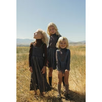 LBL28B Ladida Blue Velvet Pleated Skirt