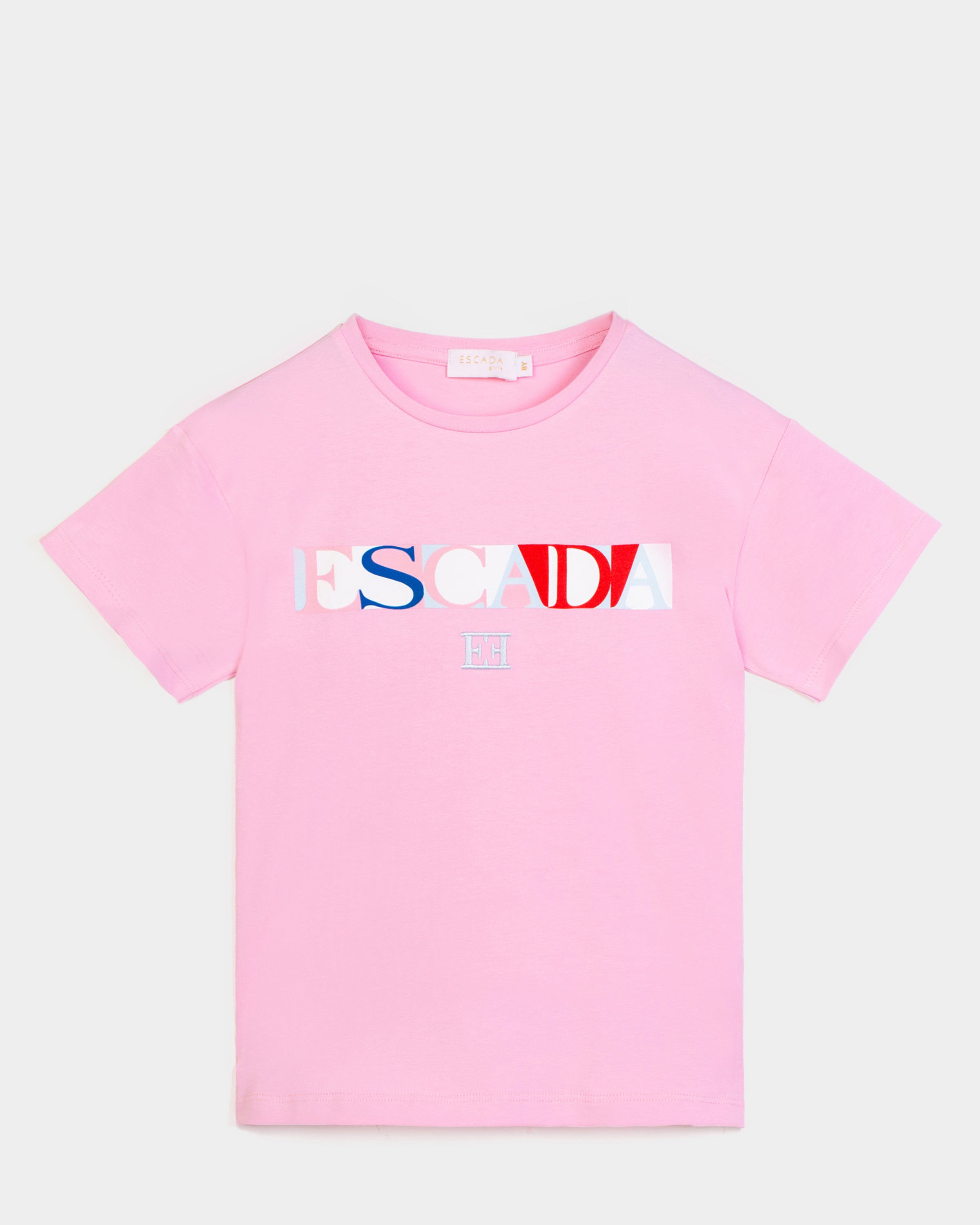 ESCADA GIRL SS LOGO TSHIRT PINK