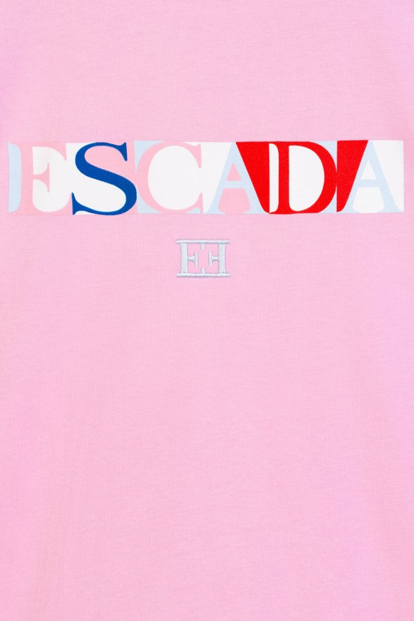 ESCADA GIRL SS LOGO TSHIRT PINK