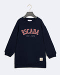 GIRL LS LOGO DRESS