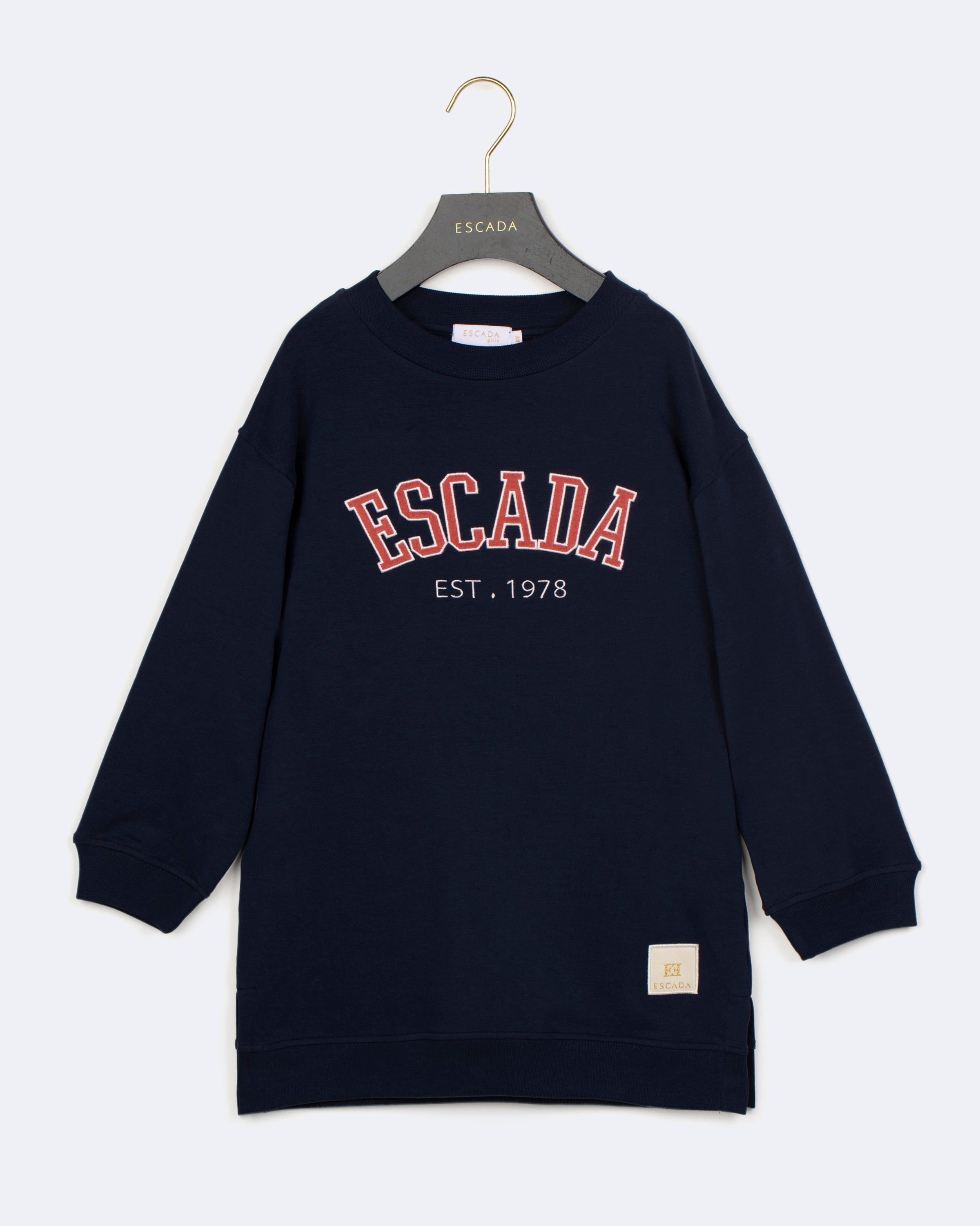 GIRL LS LOGO DRESS