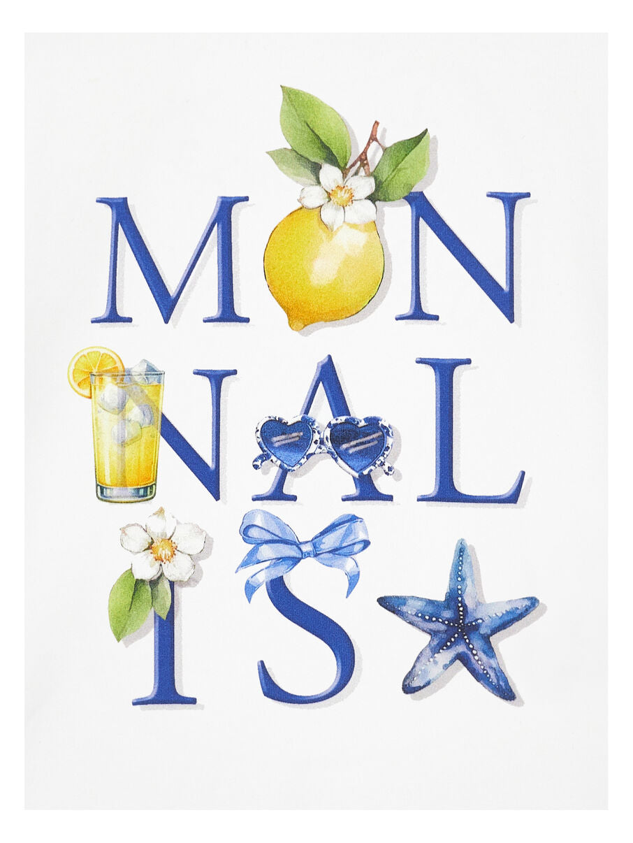 Monnalisa Lemon Print T-Shirt