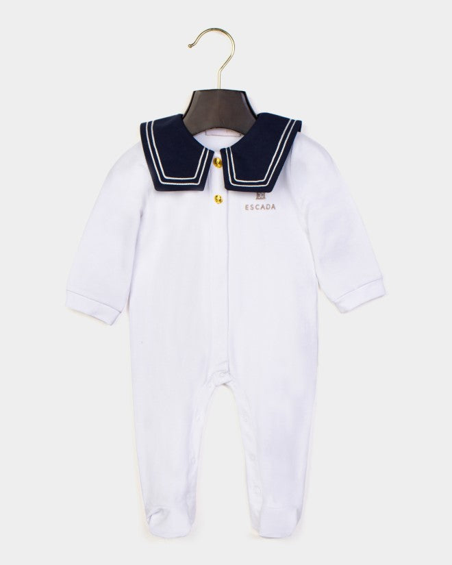 ESCADA INFANT GIRL LS FOOTIE NAVY