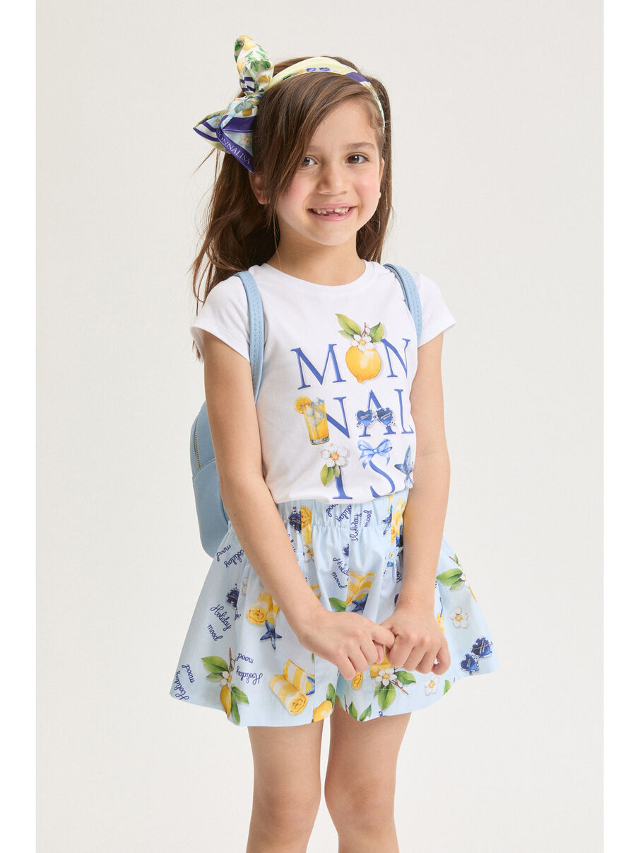Monnalisa Lemon Print T-Shirt