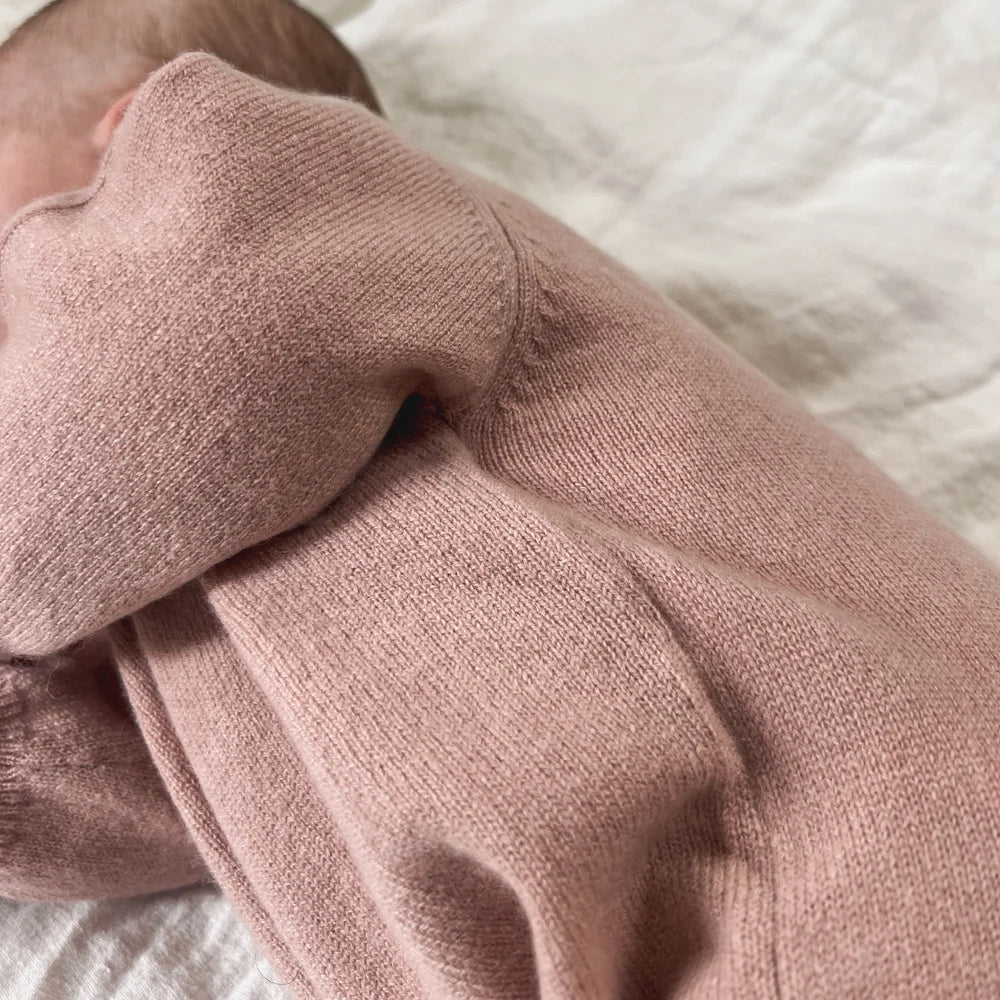 The Dusty Rose Babygrow Cashmere