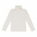 Line Print Turtleneck