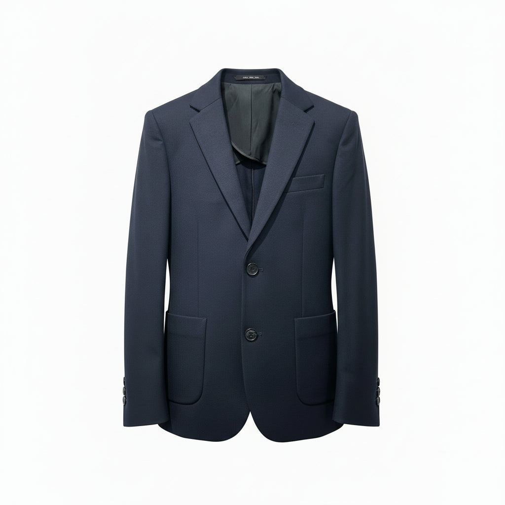 Navy stretch suit