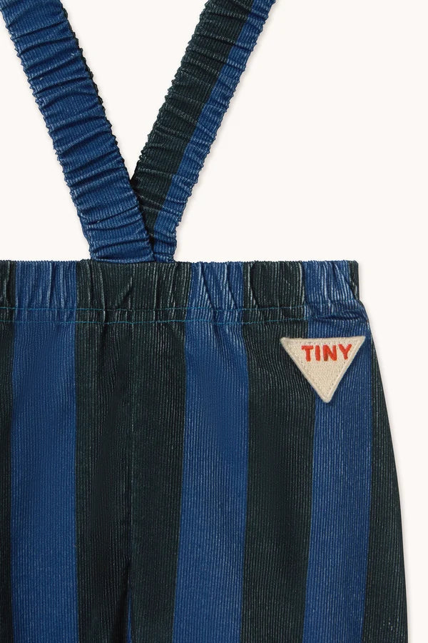 Blue Stripes Baby Corduroy Pants - Petrol blue
