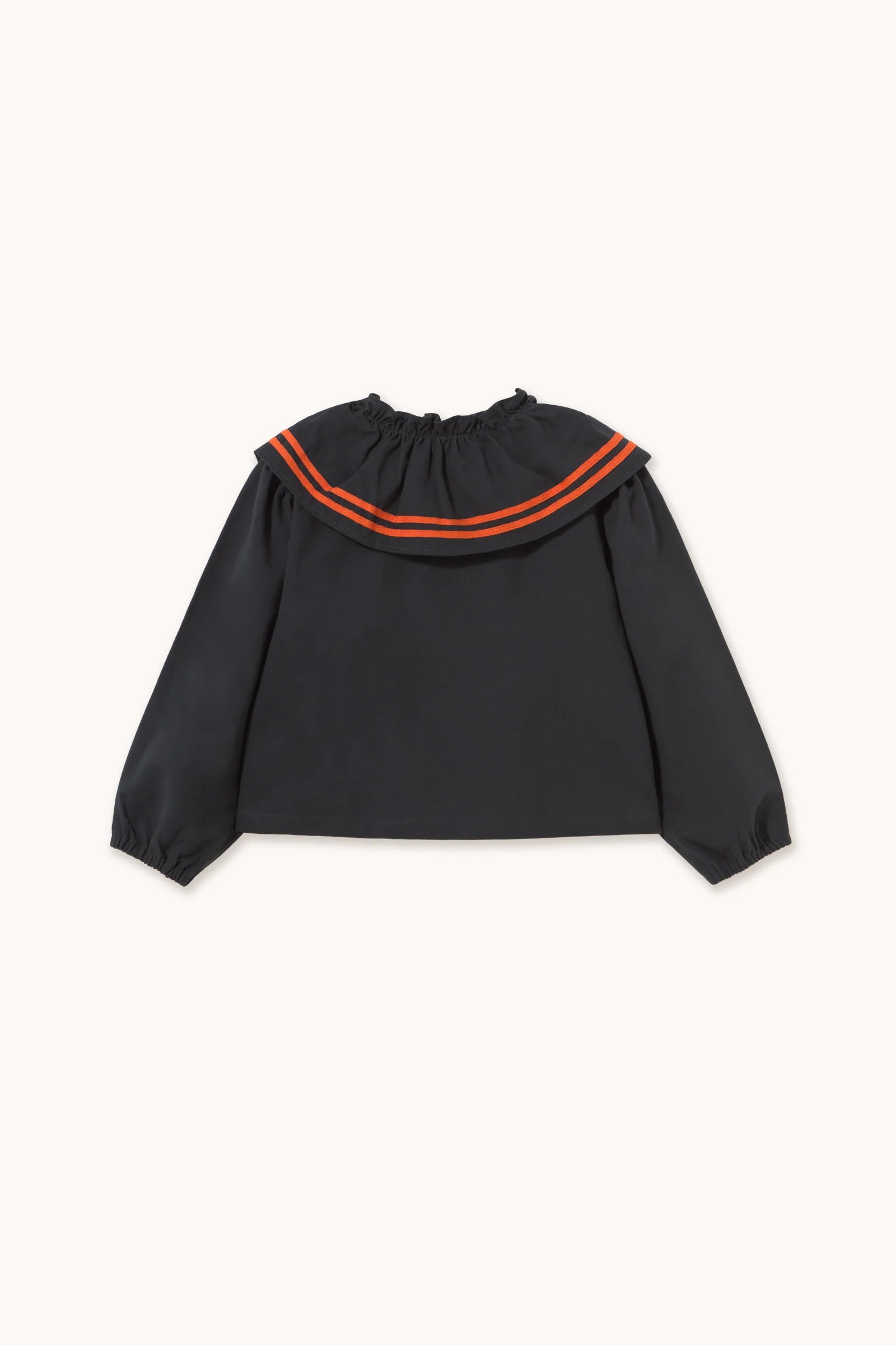 Red Stripes Woven Blouse - Ink blue