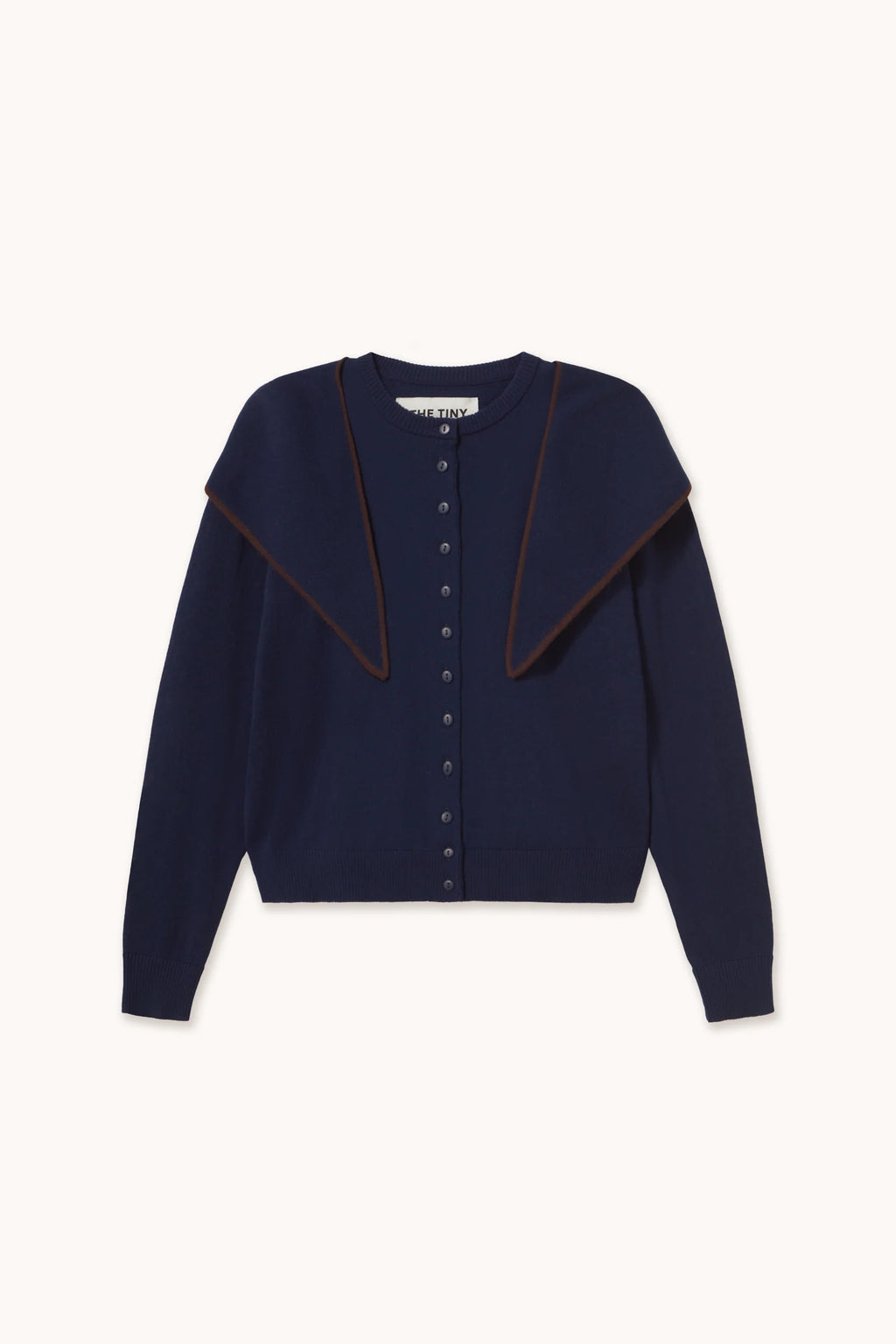 Scarf Neck Lara Cardigan Navy