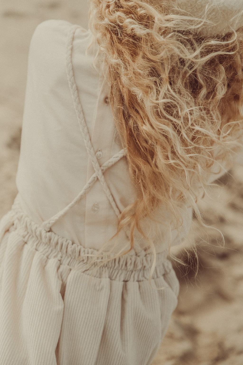 Ariel ecru shirt with lace details