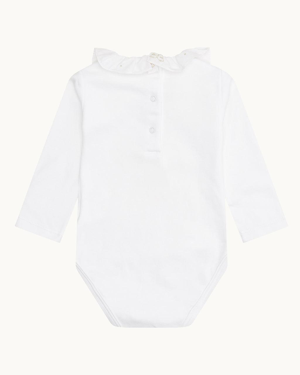 Angel Wing Ruffle Collar Onesie