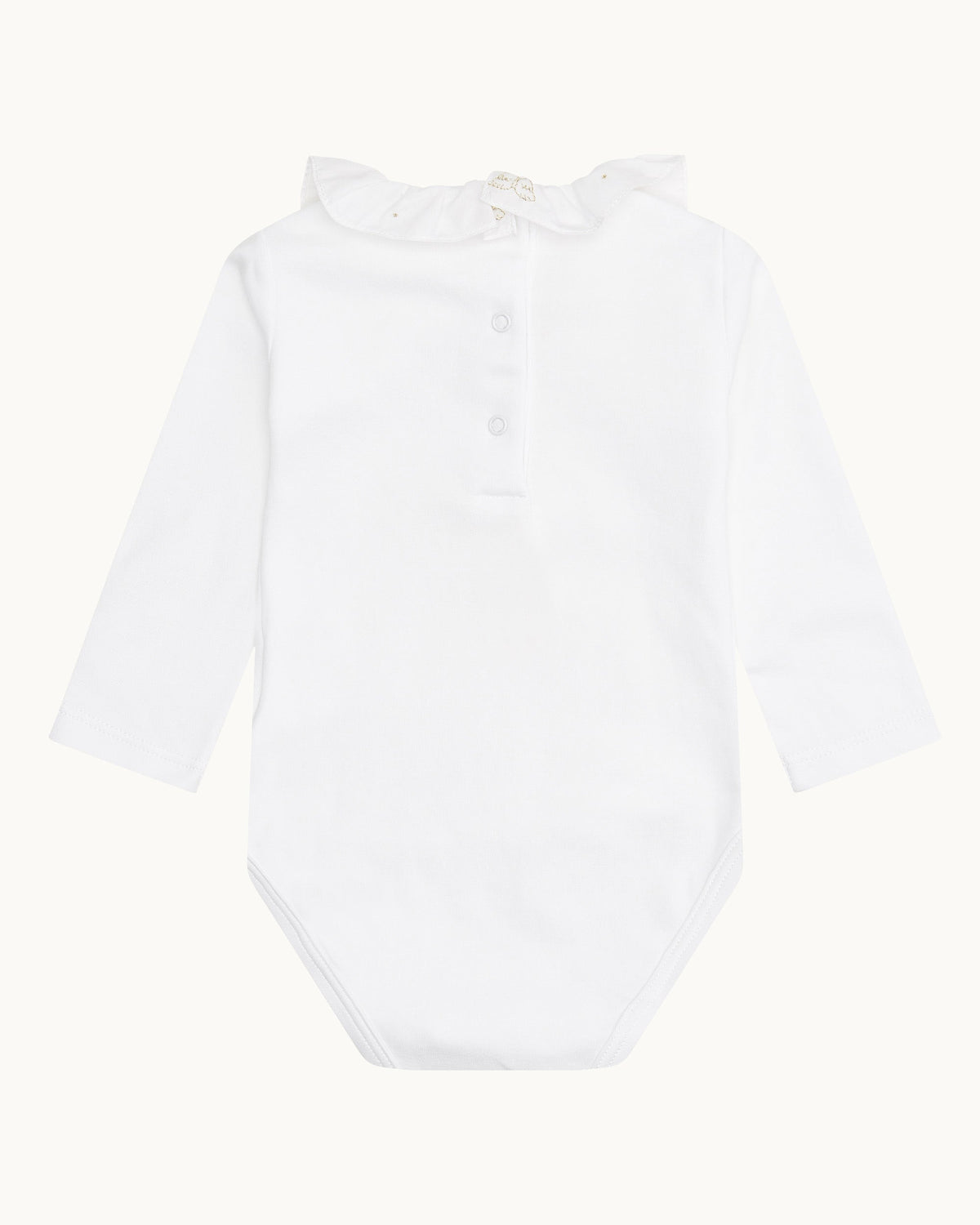 Angel Wing Ruffle Collar Onesie
