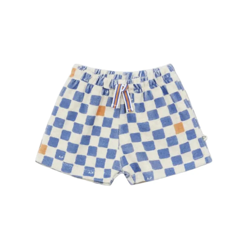 Cobalt checkered bloomer