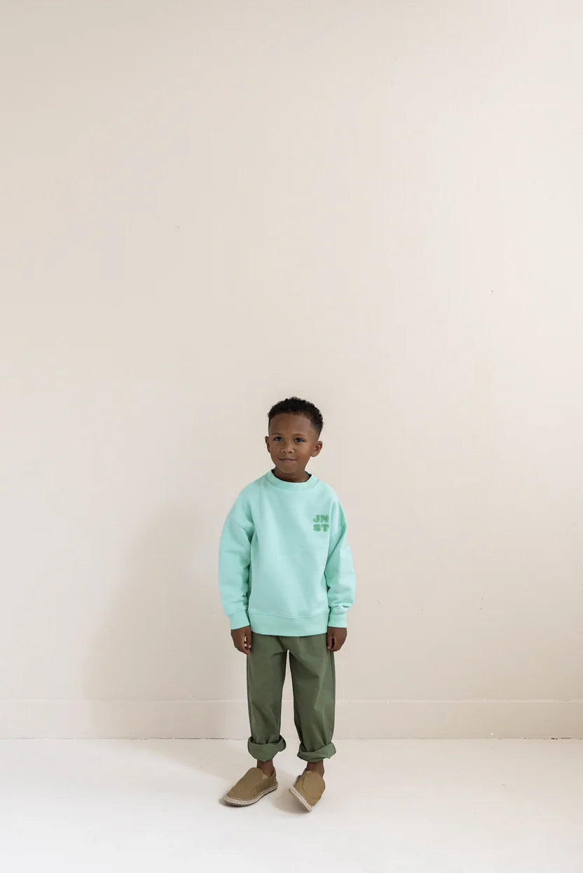 Fresh Green Bird Sweater