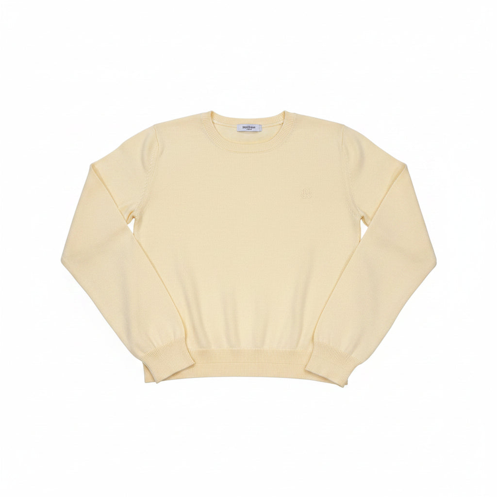 CGP26162MA SWEATER GAFANE(AP) YELL.CREAM