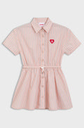 PINK  PALE POPLIN SHIRT DRESS
