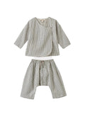 ACORUS BABY TOP AND TROUSERS SET - BLACK CHECK