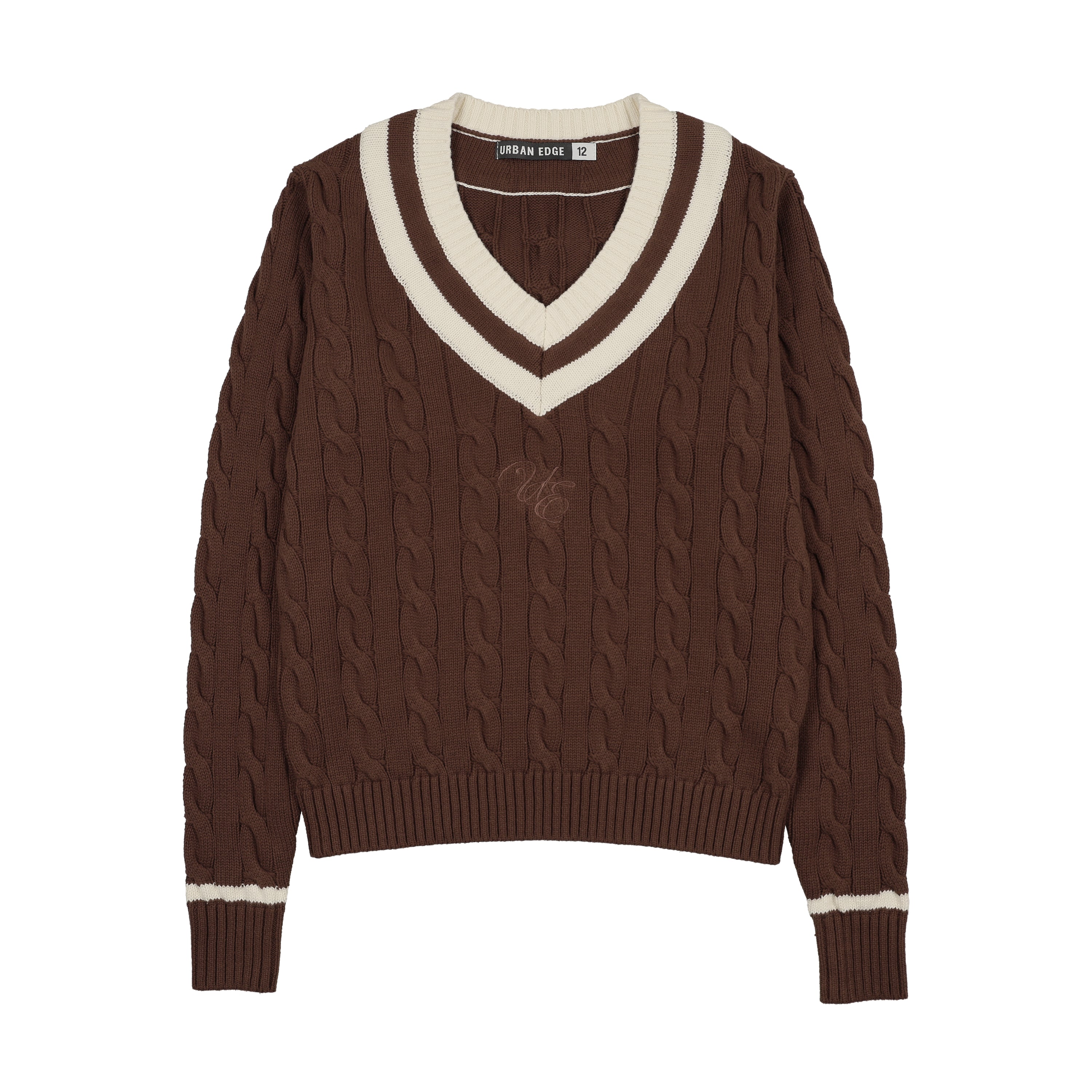 Cable Knit - Brown