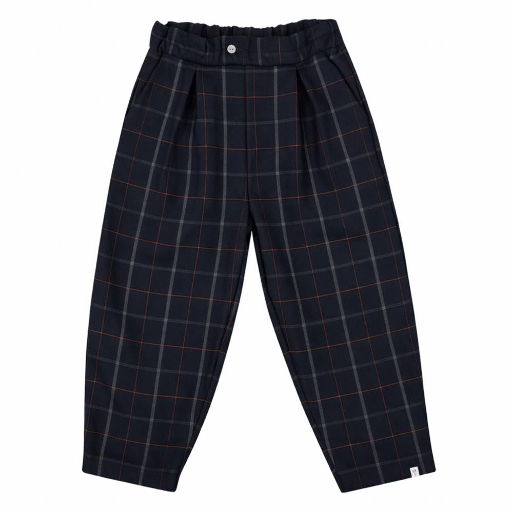 CamÃµes Navy Tartan Pants