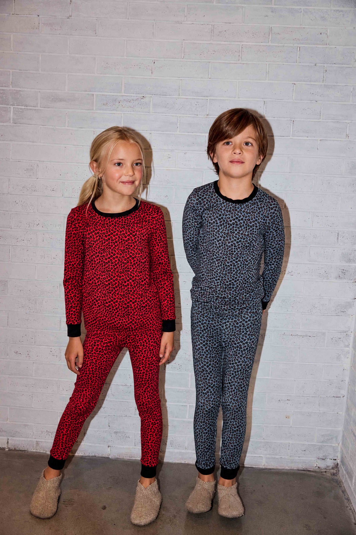 Leopard Loungewear Set - Blue Print
