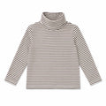 Brown Stripe Turtleneck