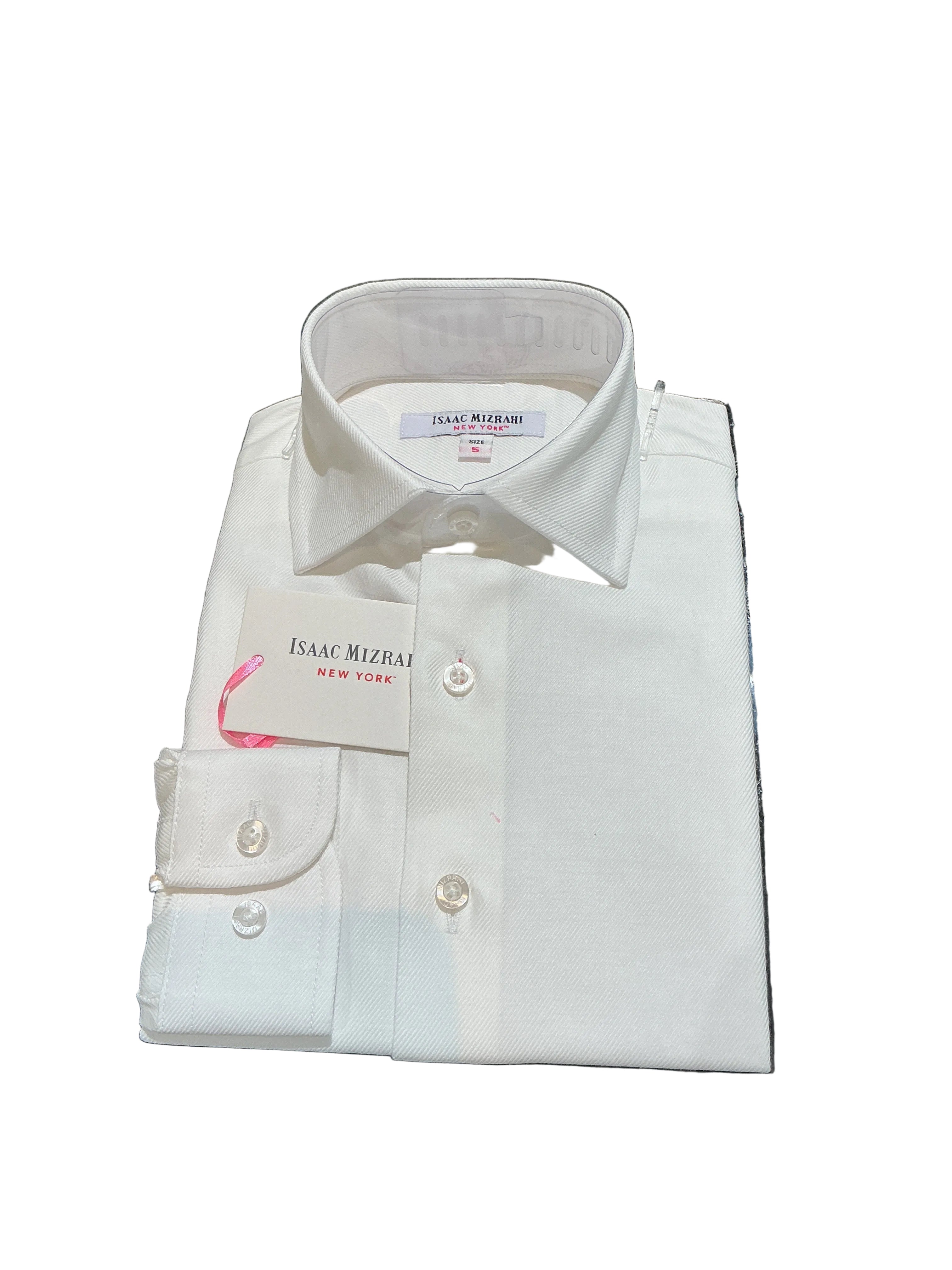 White Twill Cotton Shirt