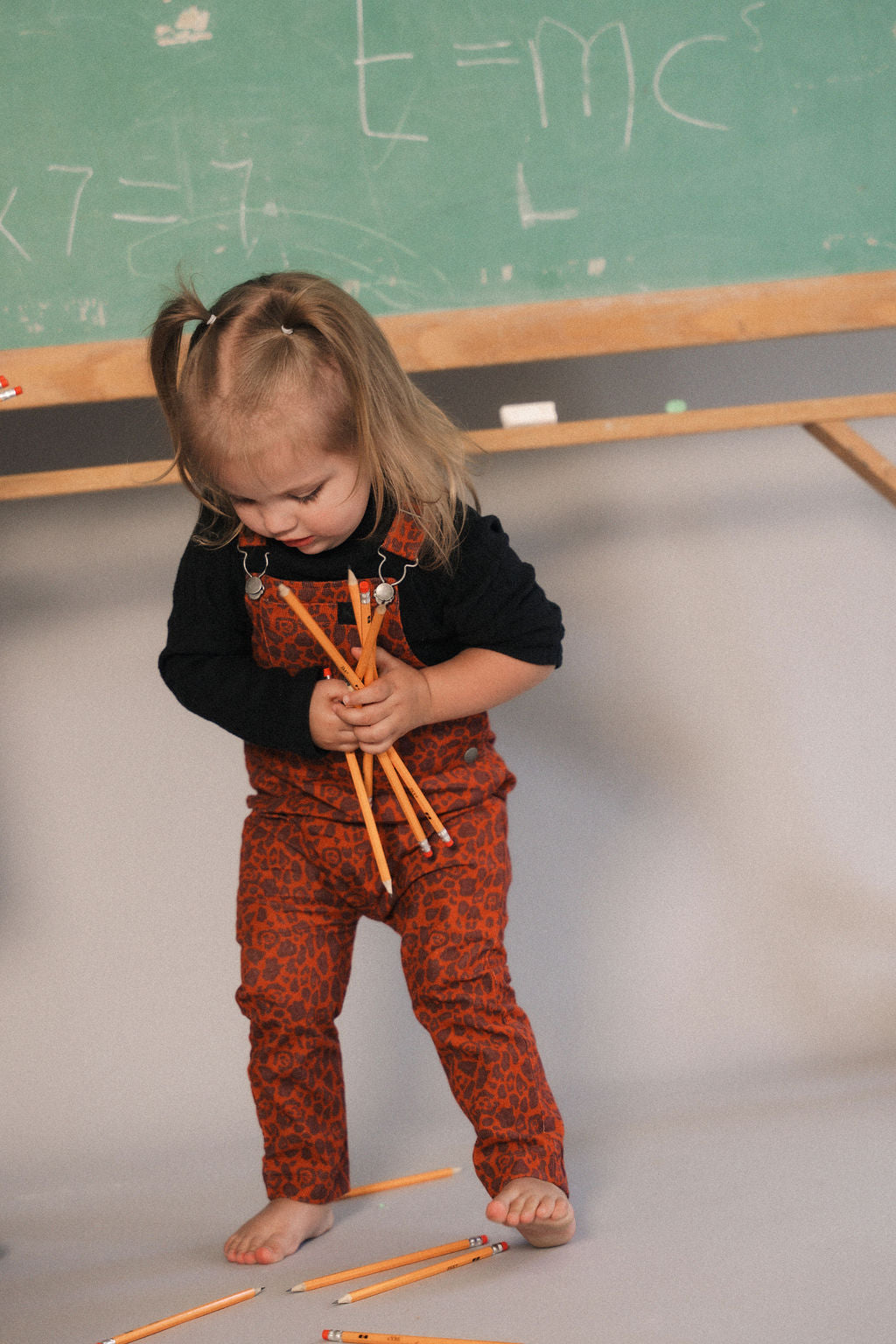 Kix Corduroy BB Romper - Rust