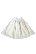 Eyelet Maya Ruffled Skirt Ivory