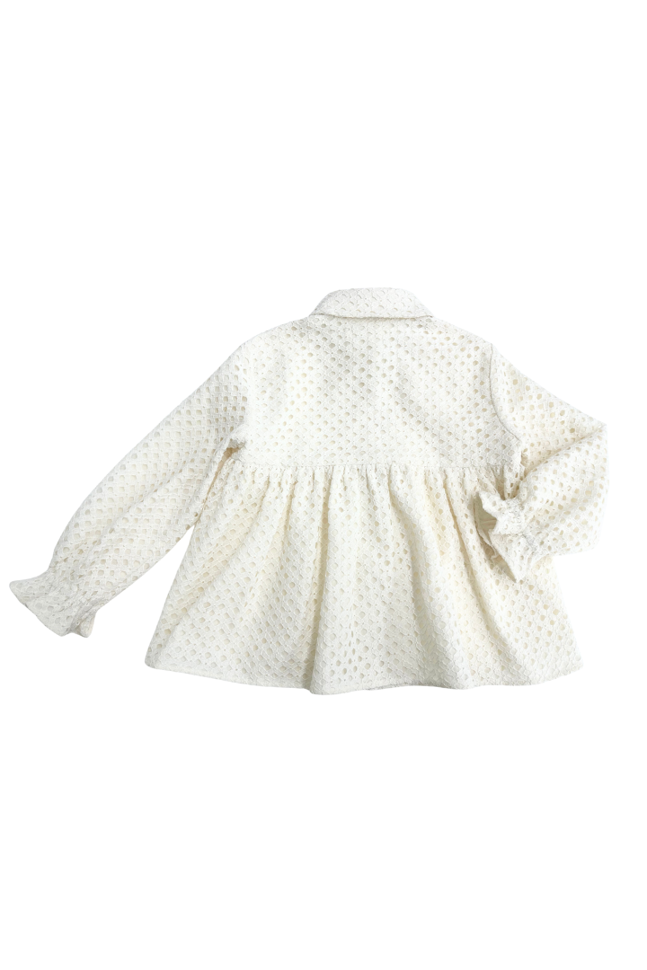 Eyelet Maya Blouse Ivory