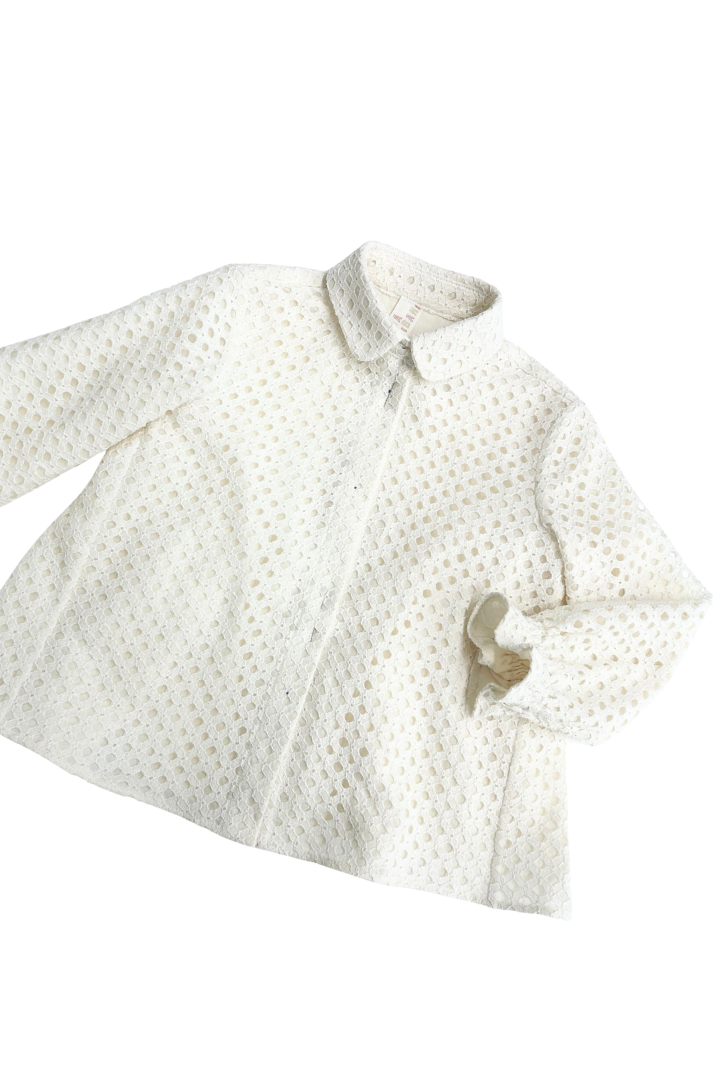 Eyelet Maya Blouse Ivory