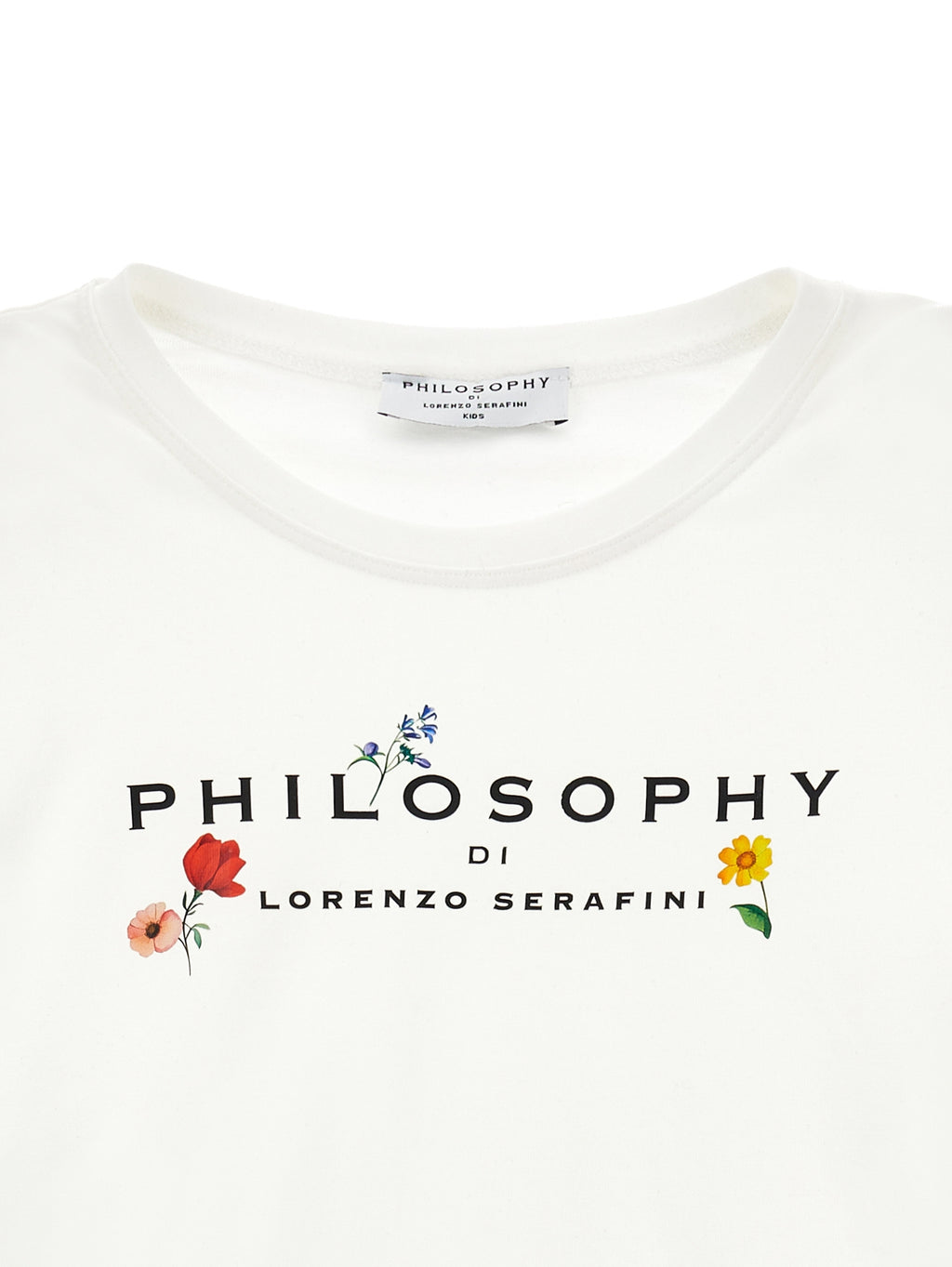PHILOSOPHY SS JERSEY LOGO TEE WITH FLORAL PRINT