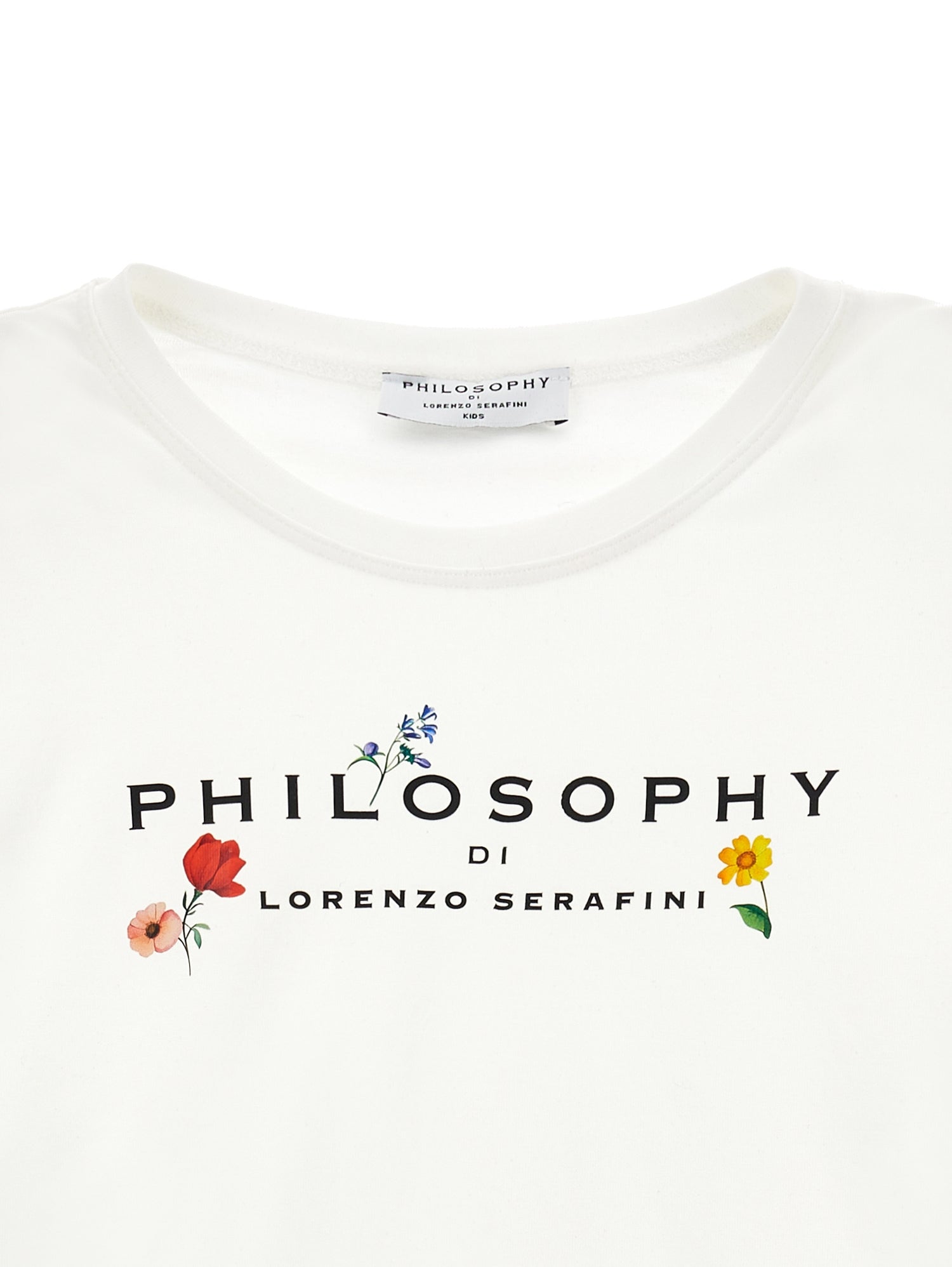 PHILOSOPHY SS JERSEY LOGO TEE WITH FLORAL PRINT