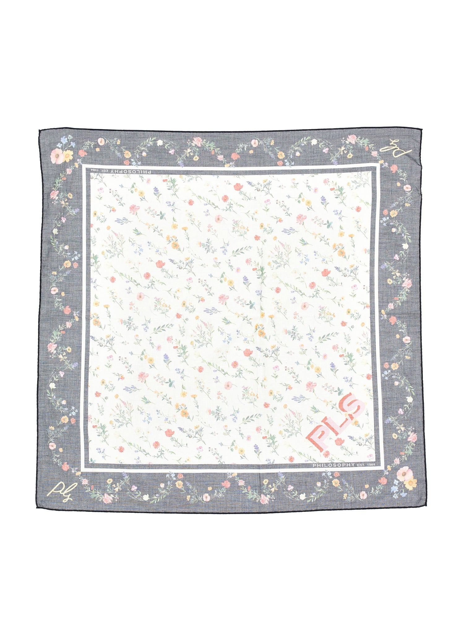 PHILOSOPHY BOTANICAL PRINT SCARF