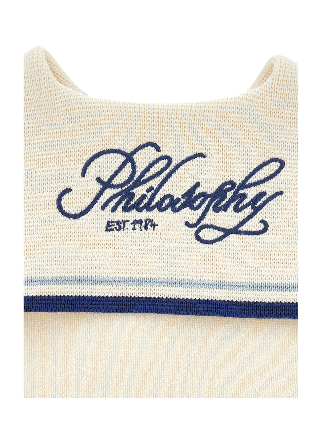 KNIT SWEATER WITH SAILOR COLLAR