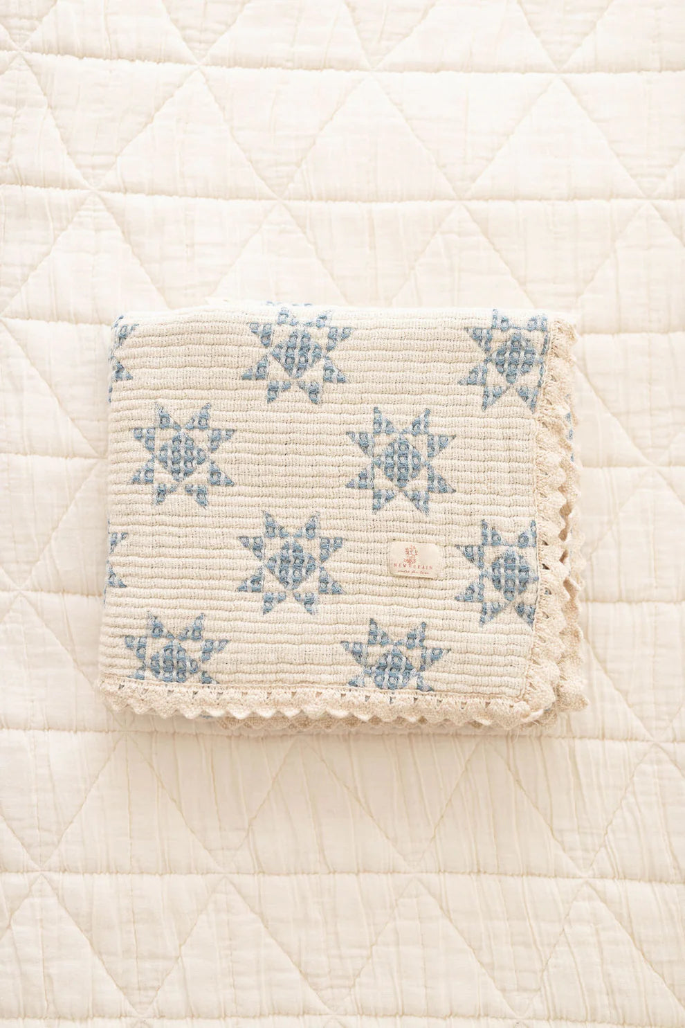 NEW GRAIN star quilt - sky blanket