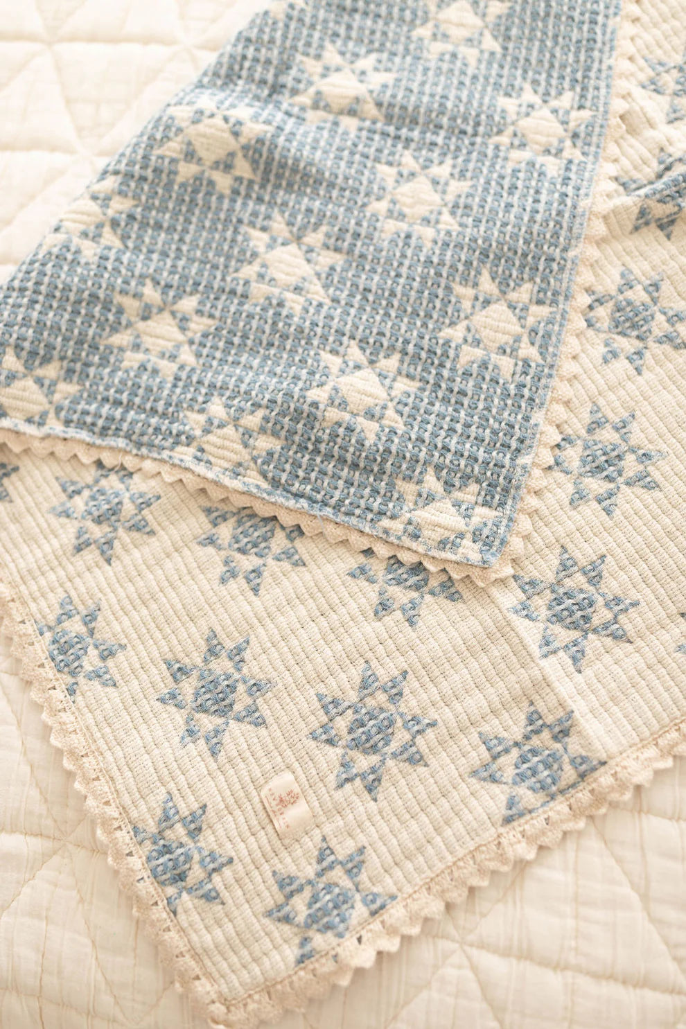 NEW GRAIN star quilt - sky blanket