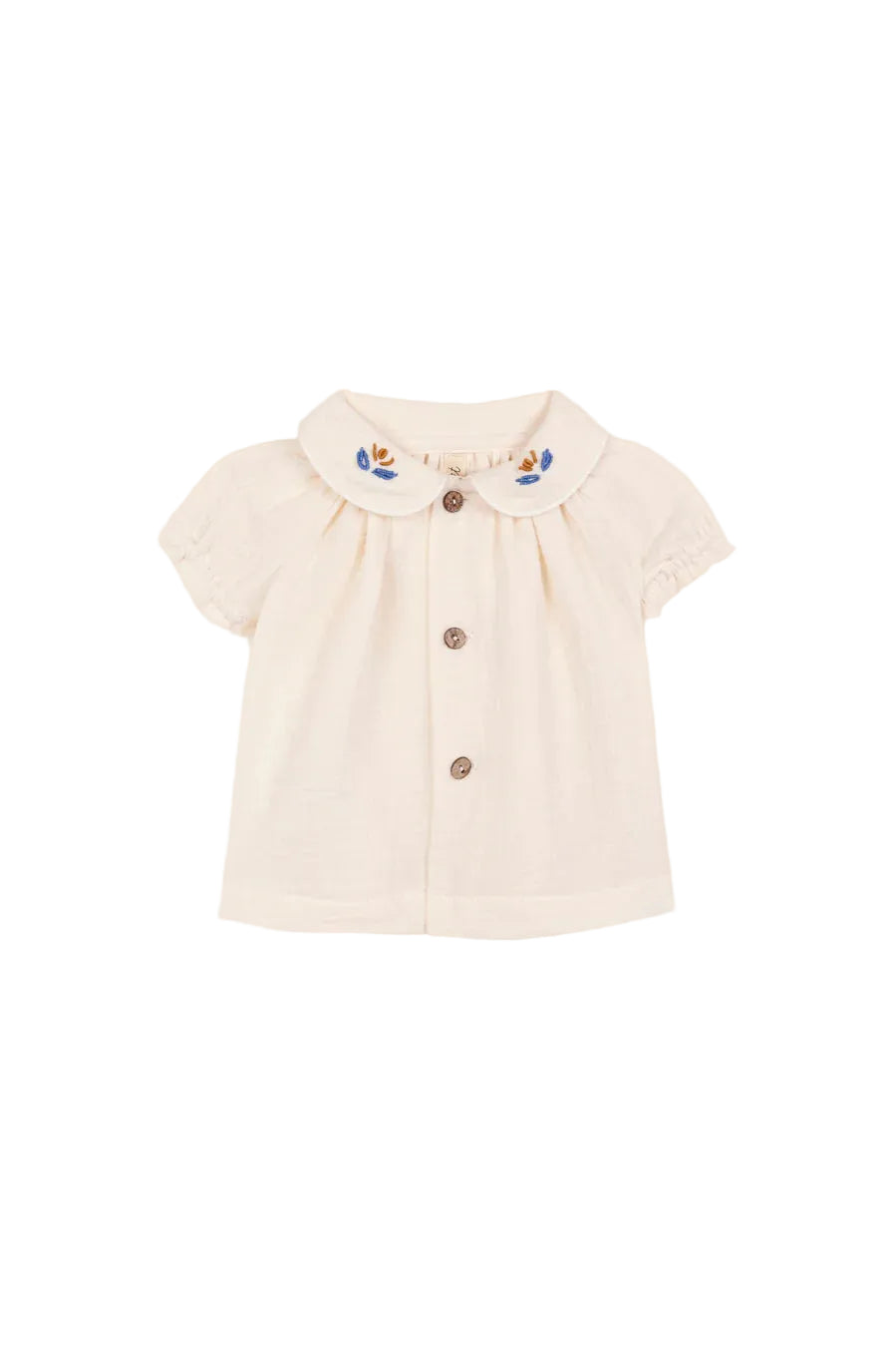 Ivory embroidered blouse baby