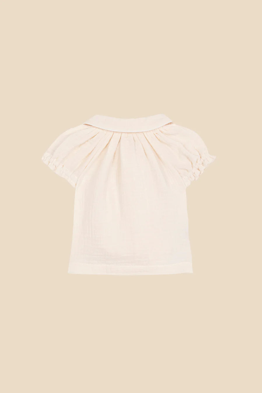Ivory embroidered blouse baby