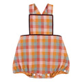 REVERSIBLE JosÃ© Mixed Checks Romper