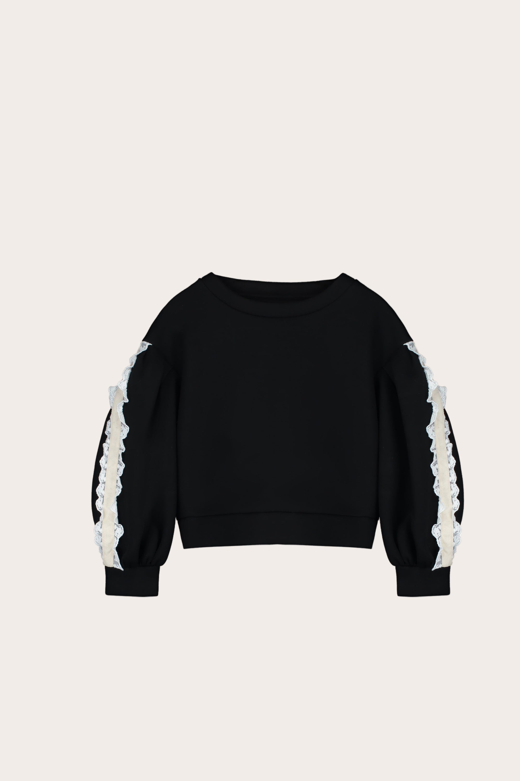 K044 Little Creative Factory neoprene lace balloon sweatshirt