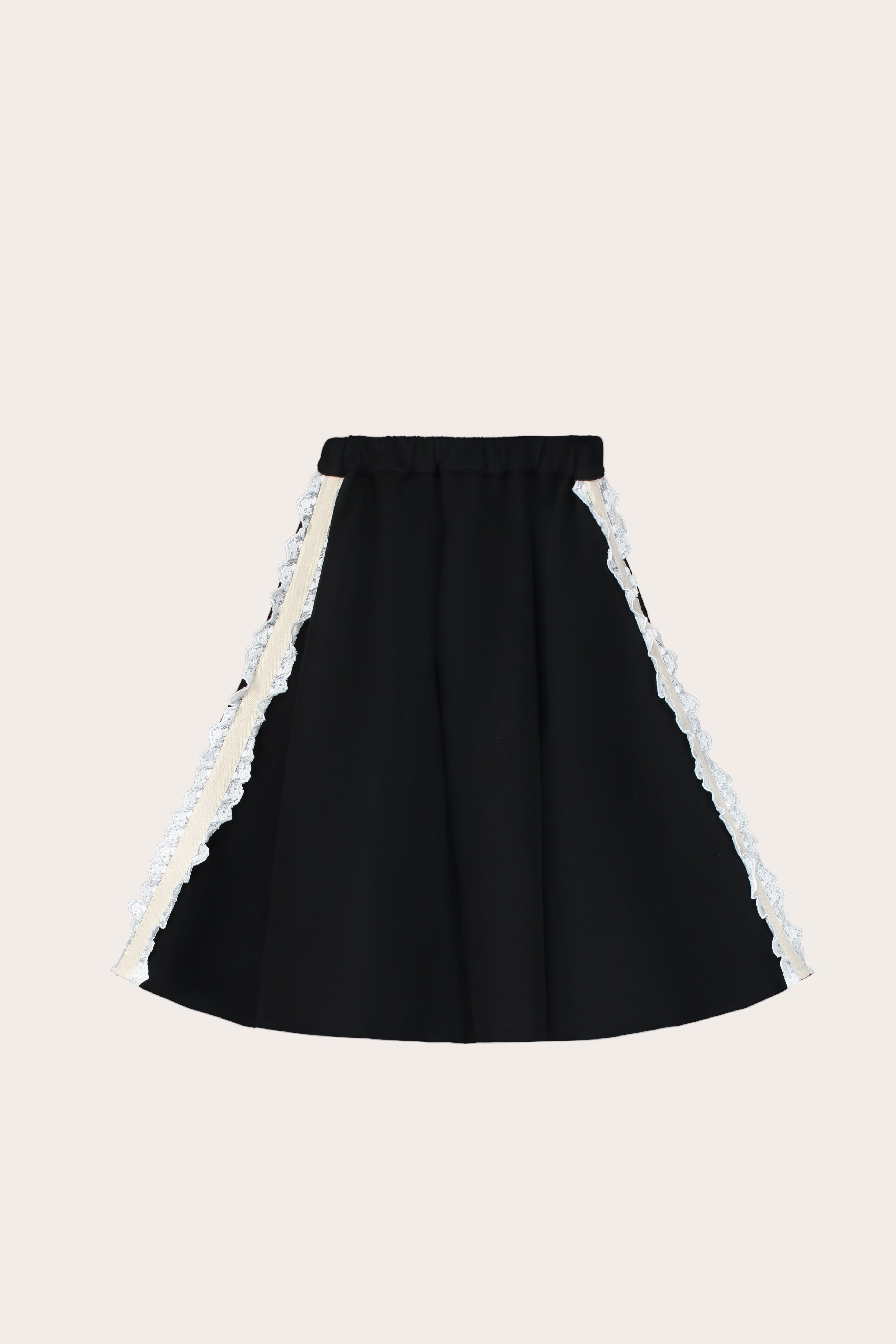 K074 Little Creative Factory neoprene lace skirt