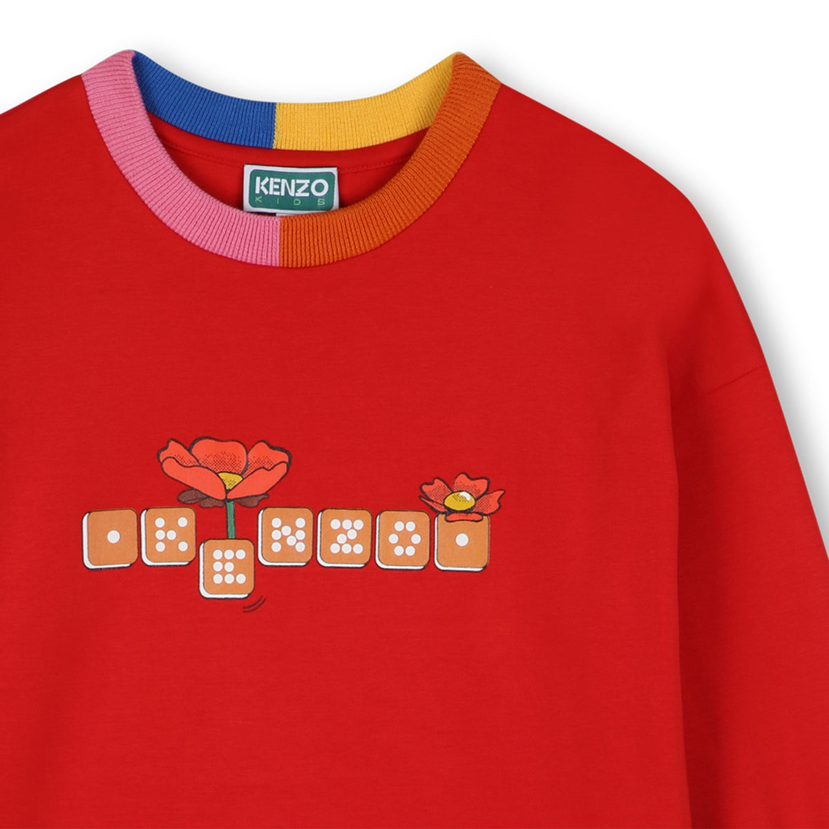 Kenzo kids Dress - Bright Red - alternate view